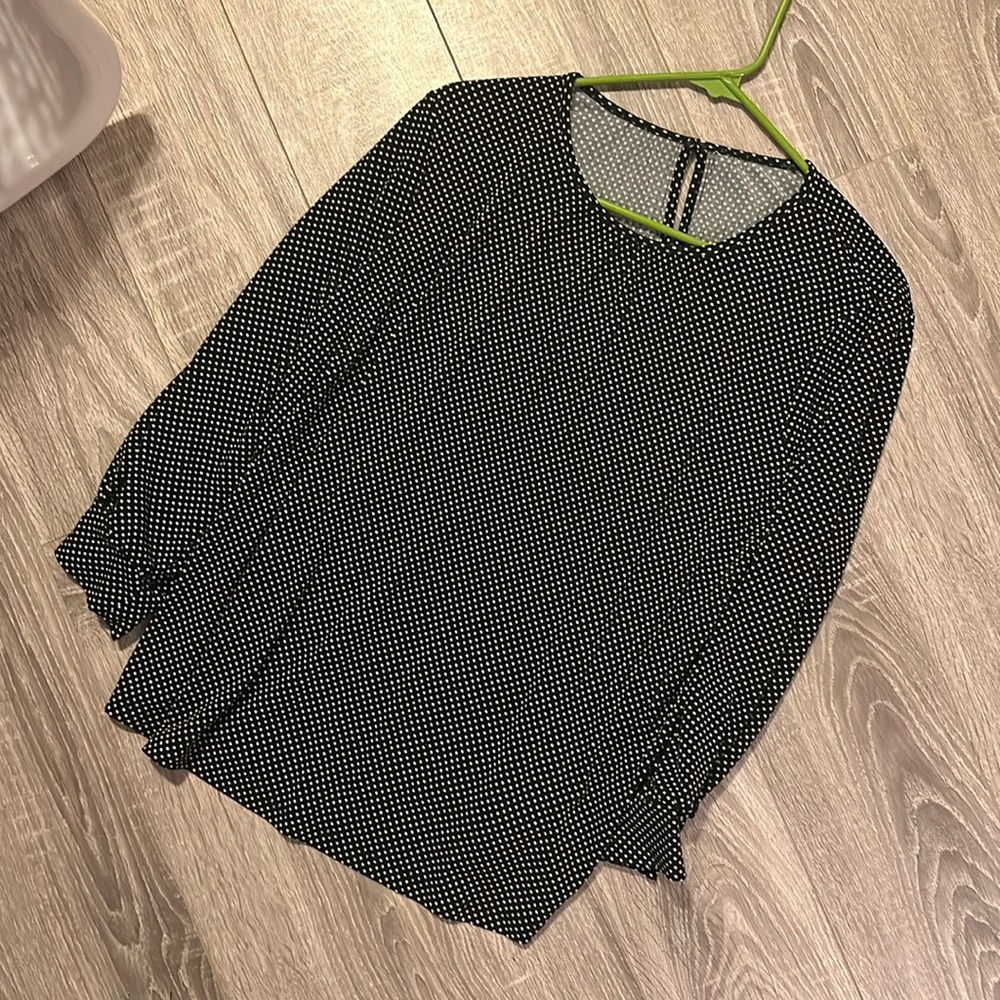 Polka dot blouse